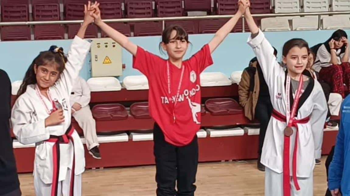 Okul Sporları Minikler Taekwondo da 3.sınıf öğrencimiz Esmal Bal Bölge ikincisi oldu.